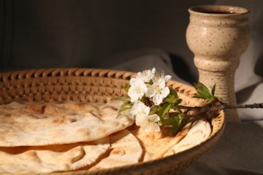 passover-unleavened-bread-and-wine